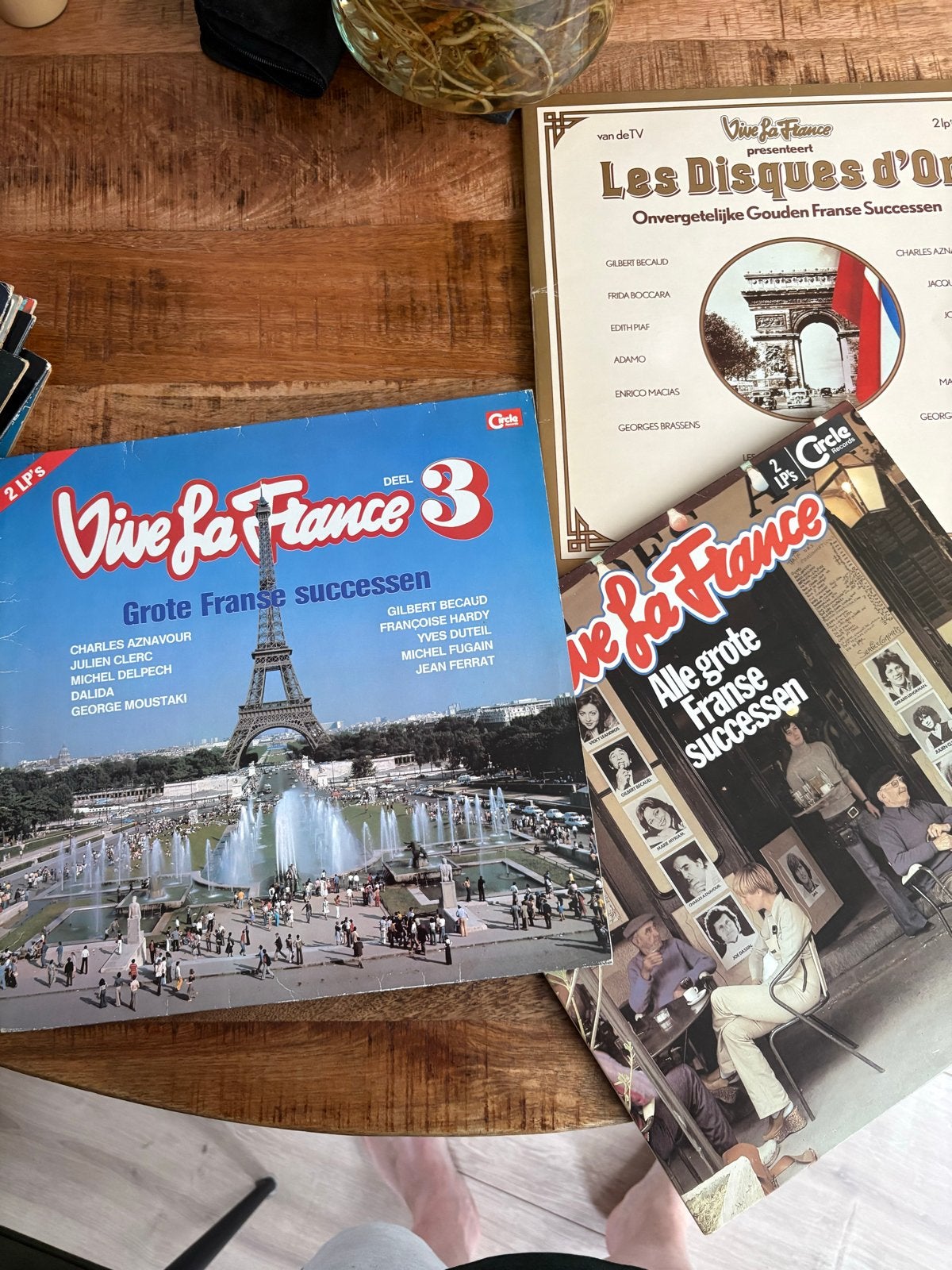 Vive La France - Grote Franse Successen (3 LP's), Ophalen of Verzenden, Gebruikt