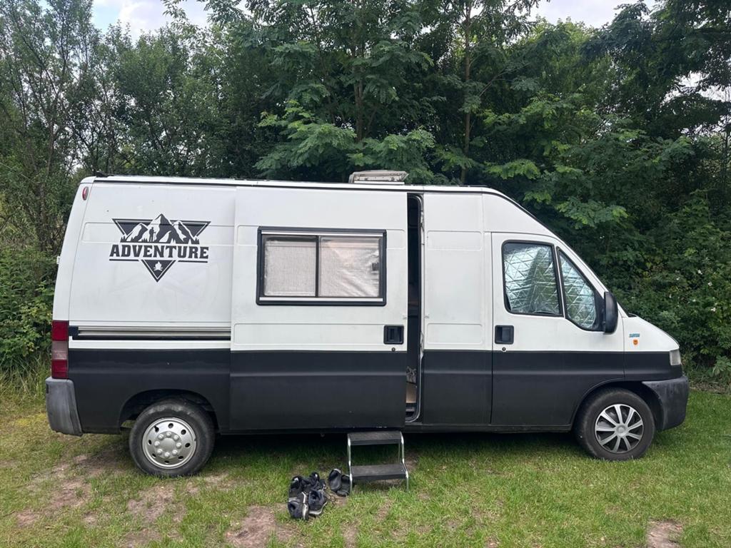 Fiat Ducato Zelfbouw Camper (1997), Caravans en Kamperen, Campers, Chemisch toilet, Ladder, Fiat, Tot en met 2