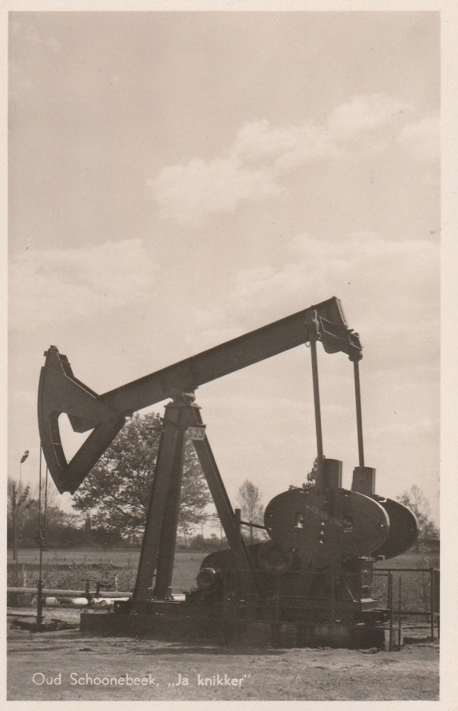 Oud Schoonebeek   Ja knikker, Ophalen of Verzenden, 1940 tot 1960, Gelopen, Drenthe
