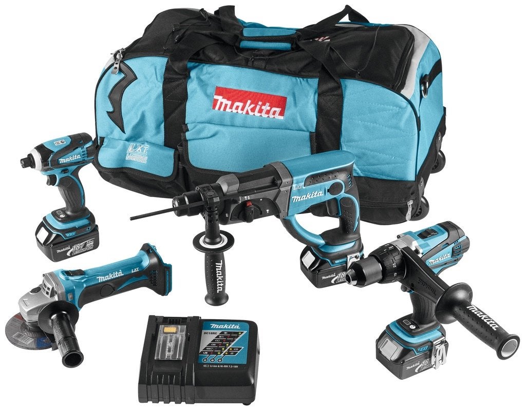 MAKITA DLX4017 18V LXT ACCU BOOR SLAGSCHROEF HAAKSE SLIJPER, Makita, Nieuw, Ophalen of Verzenden, Eindhoven