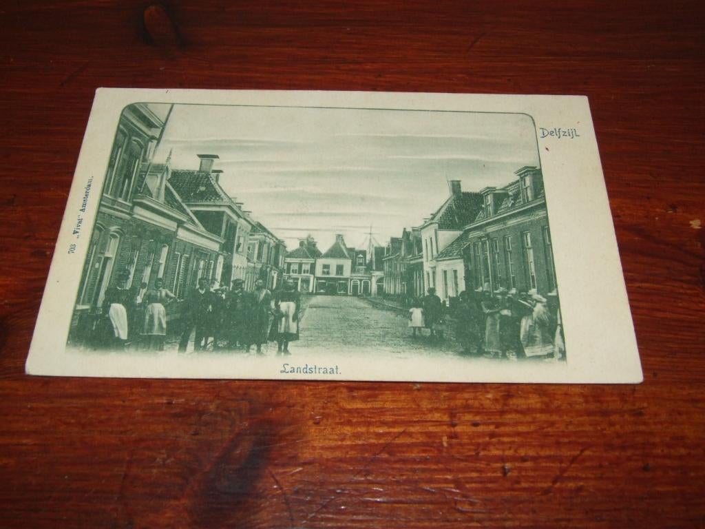 556- DELFZIJL, LANDSTRAAT, Verzenden, Voor 1920, Gelopen, Groningen