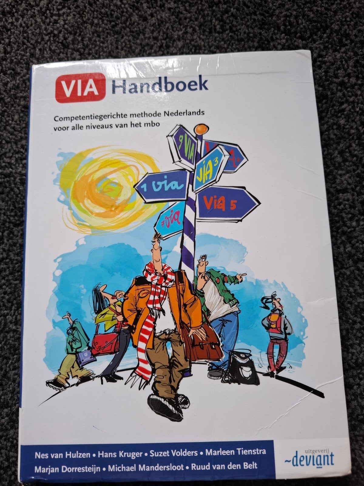 VIA Handboek Nederlands MBO, Ophalen of Verzenden, Gelezen, MBO, Nes van Hulzen, Hans Kruger, Suzet Volders, Marleen Tienstra