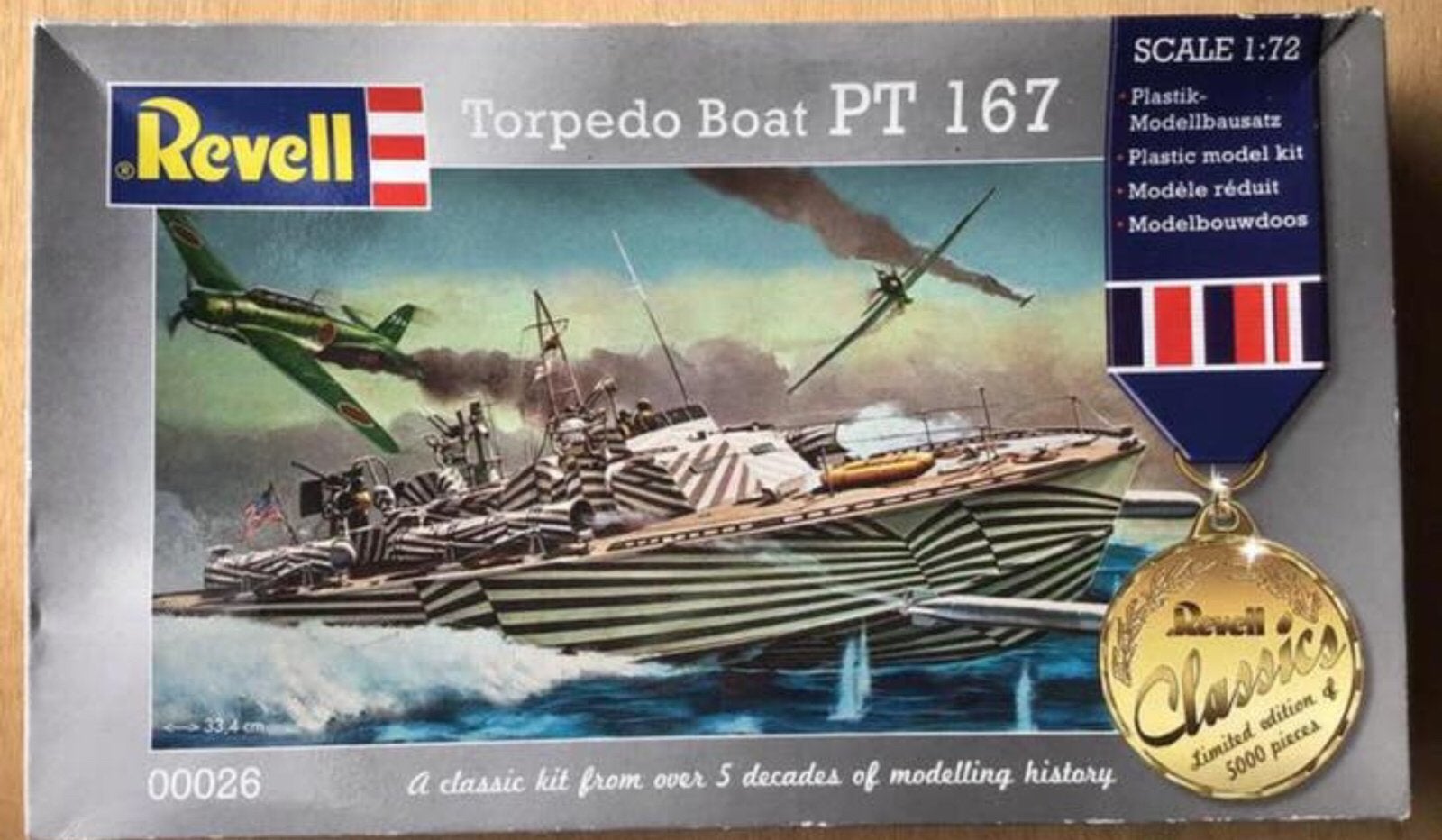 Bouwdoos Torpedo Boat PT 167 - NIEUW, Ophalen of Verzenden, Nieuw, 1:50 tot 1:200, Revell