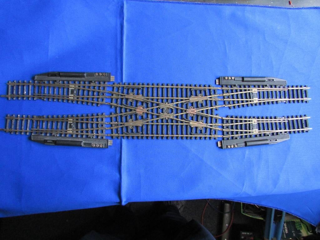 ROCO kruizing set H0, Gebruikt, Gelijkstroom, Rails, Ophalen of Verzenden