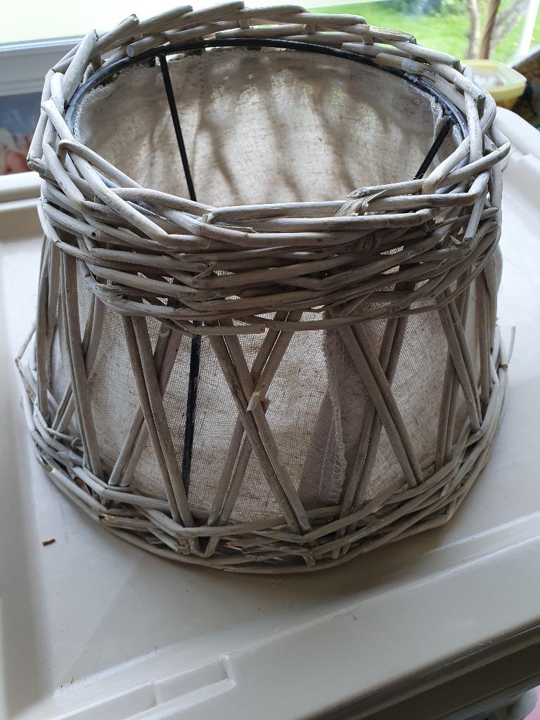 Rieten hanglamp, Nieuw, Ophalen of Verzenden, Landelijk, Stof