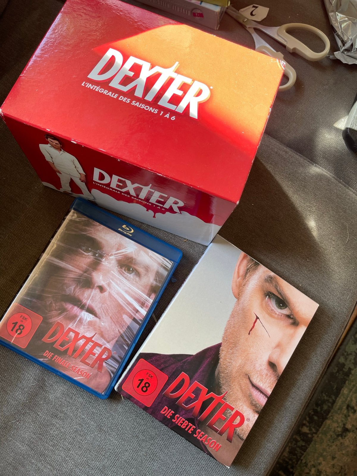 Dexter Complete Serie Boxset (Seizoen 1-8) + Seizoen 7 & 8, Vanaf 16 jaar, Ophalen of Verzenden, Zo goed als nieuw, Thriller