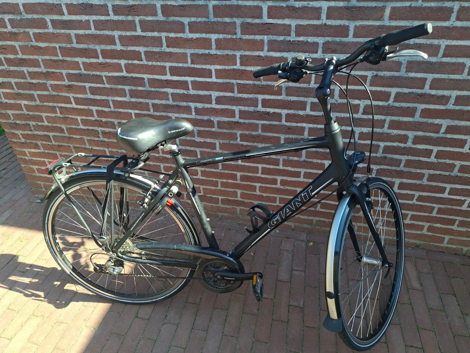 Giant ligero rs heren fiets maat L, Fietsen en Brommers, Gebruikt, Velgrem, Versnellingen, 53 tot 57 cm