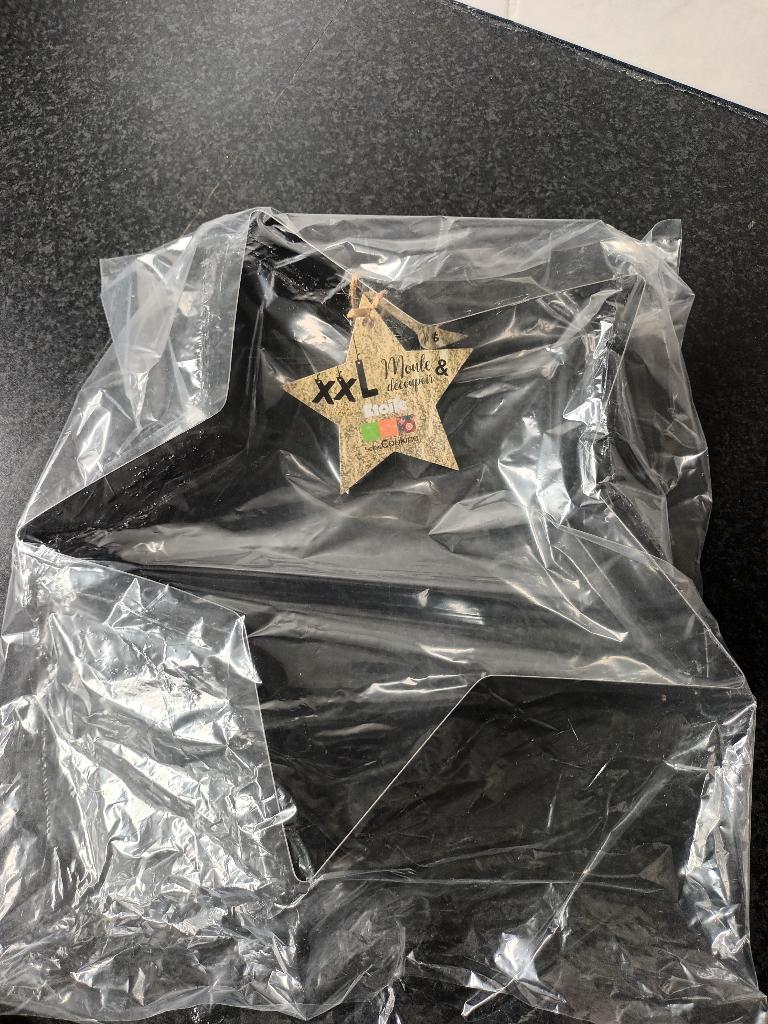 nieuw XXL taartvorm en roestvrij stalen uitsteker ster 30 cm, Ophalen of Verzenden, Nieuw, Taarten, Bakvorm