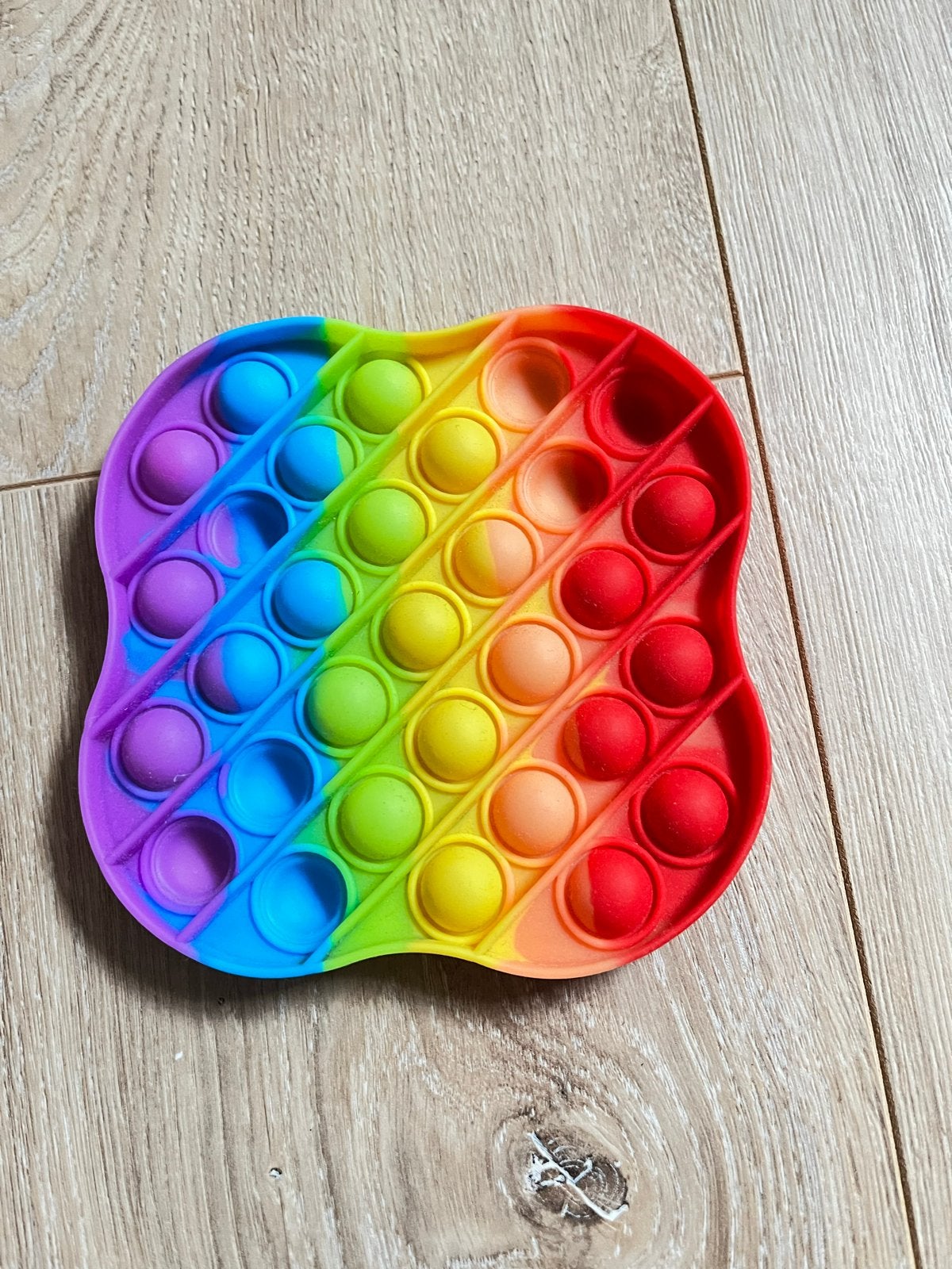 Pop It Fidget Speelgoed Regenboog - Stressvermindering, Ophalen of Verzenden, Zo goed als nieuw, Jongen of Meisje