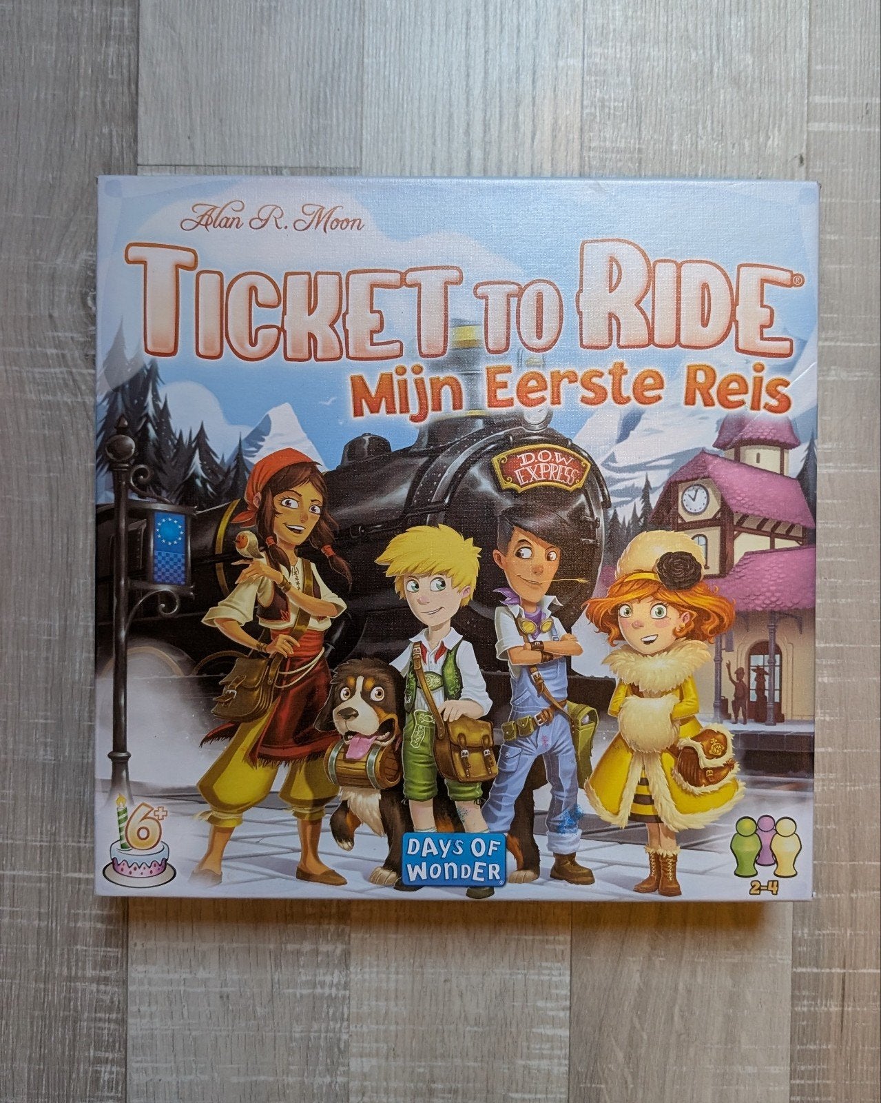 Ticket to Ride: Mijn Eerste Reis - Familiespel, Hobby en Vrije tijd, Een of twee spelers, Ophalen of Verzenden, Zo goed als nieuw
