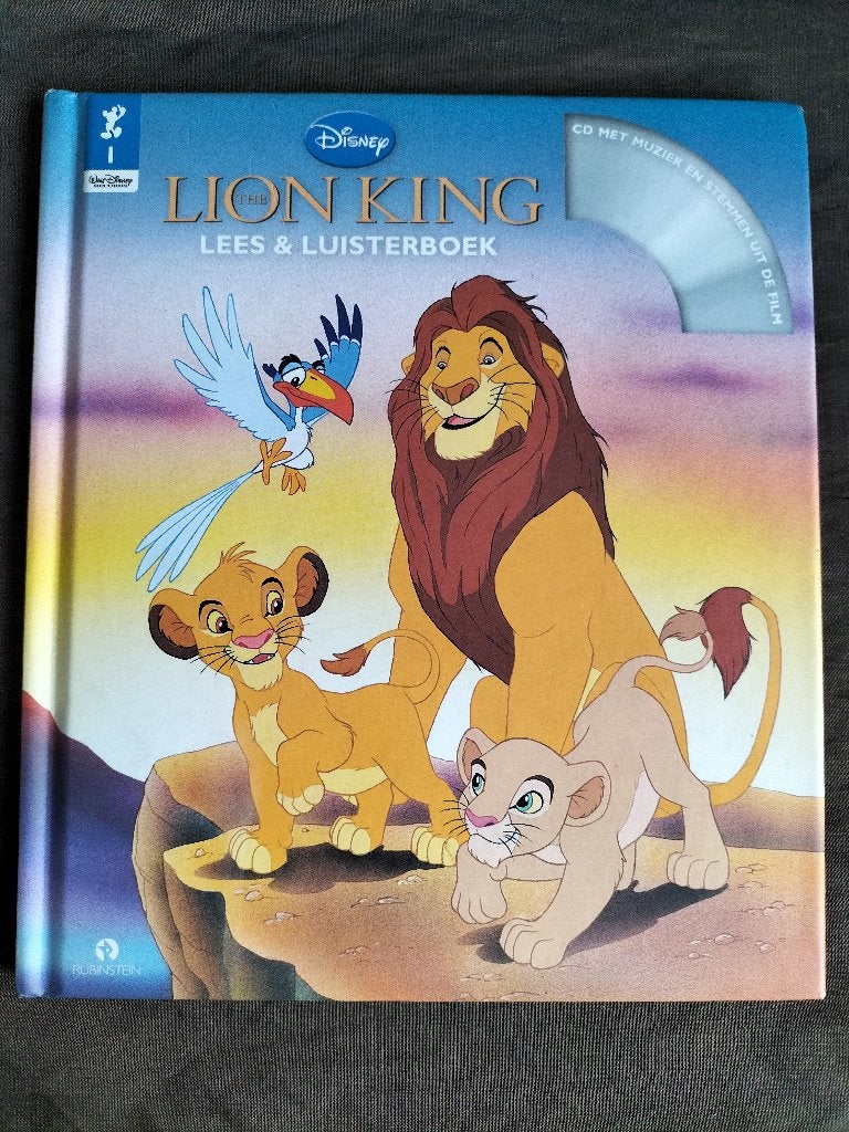 Disney - Lion King / lees- en luisterboek, Boeken, Ophalen of Verzenden, Walt Disney, Cd, Kind