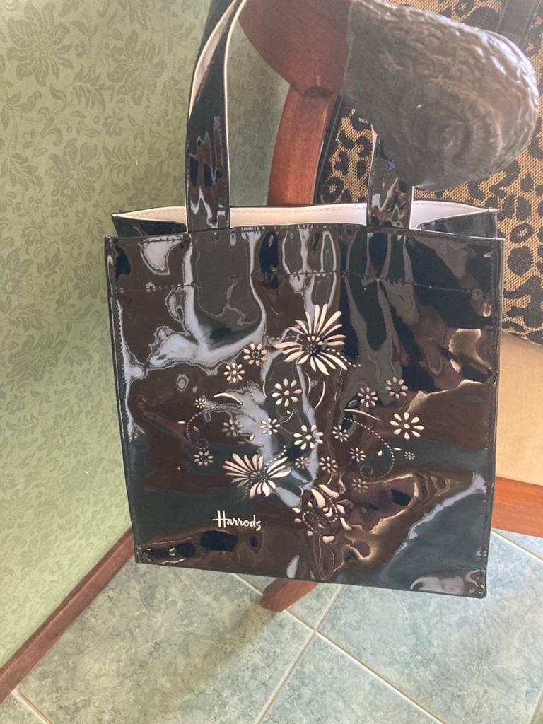HARRODS KLEINE SHOPPER, Sieraden, Tassen en Uiterlijk, Tassen | Damestassen, Ophalen of Verzenden, Zo goed als nieuw, Wit, Shopper