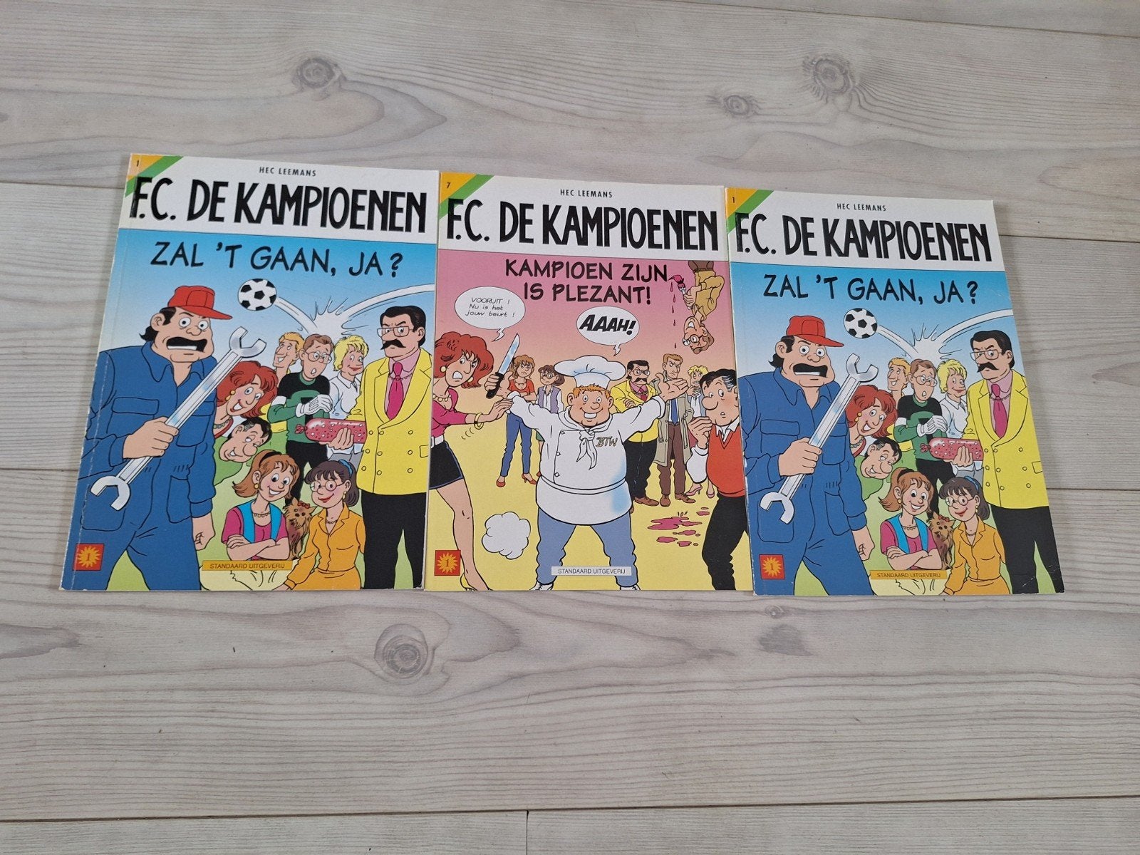 3 FC De Kampioenen stripboeken, Boeken, Meerdere comics, Ophalen of Verzenden, Zo goed als nieuw, Europa