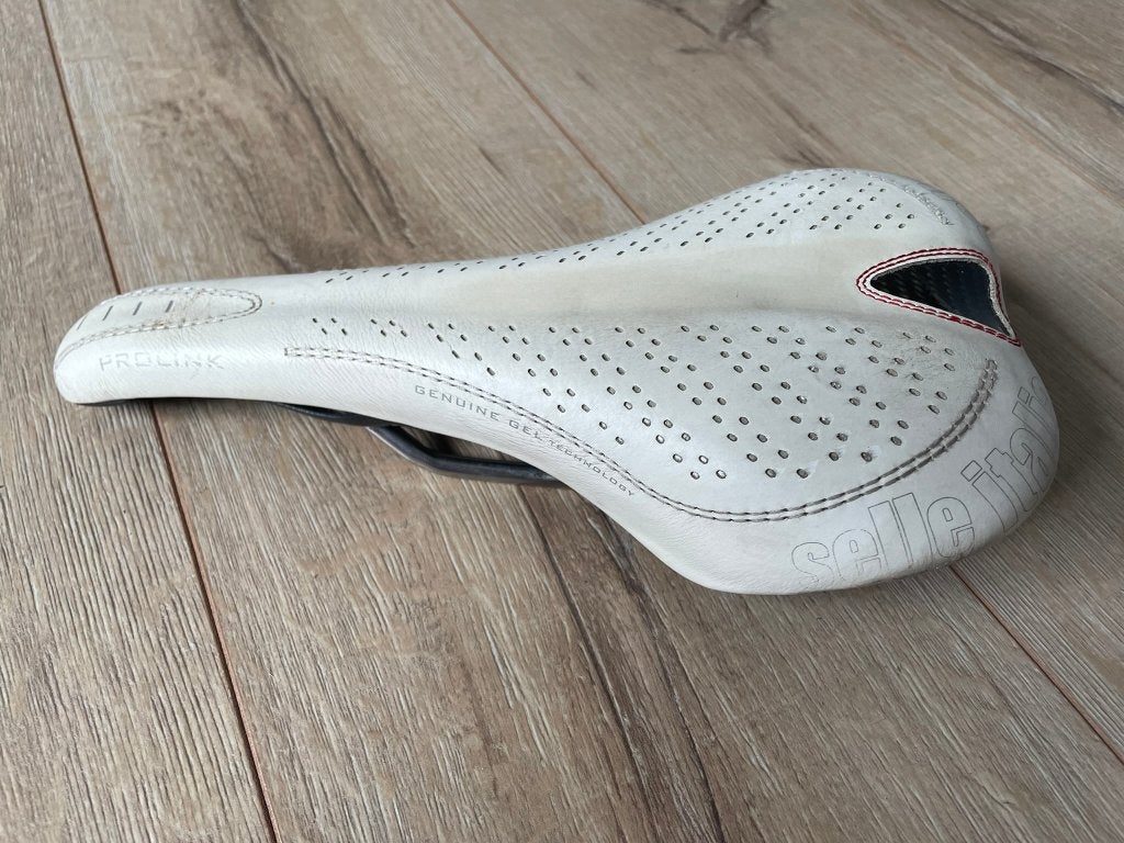 Selle Italia Prolink zadel, Racefiets, Leer, Ophalen of Verzenden, Zo goed als nieuw