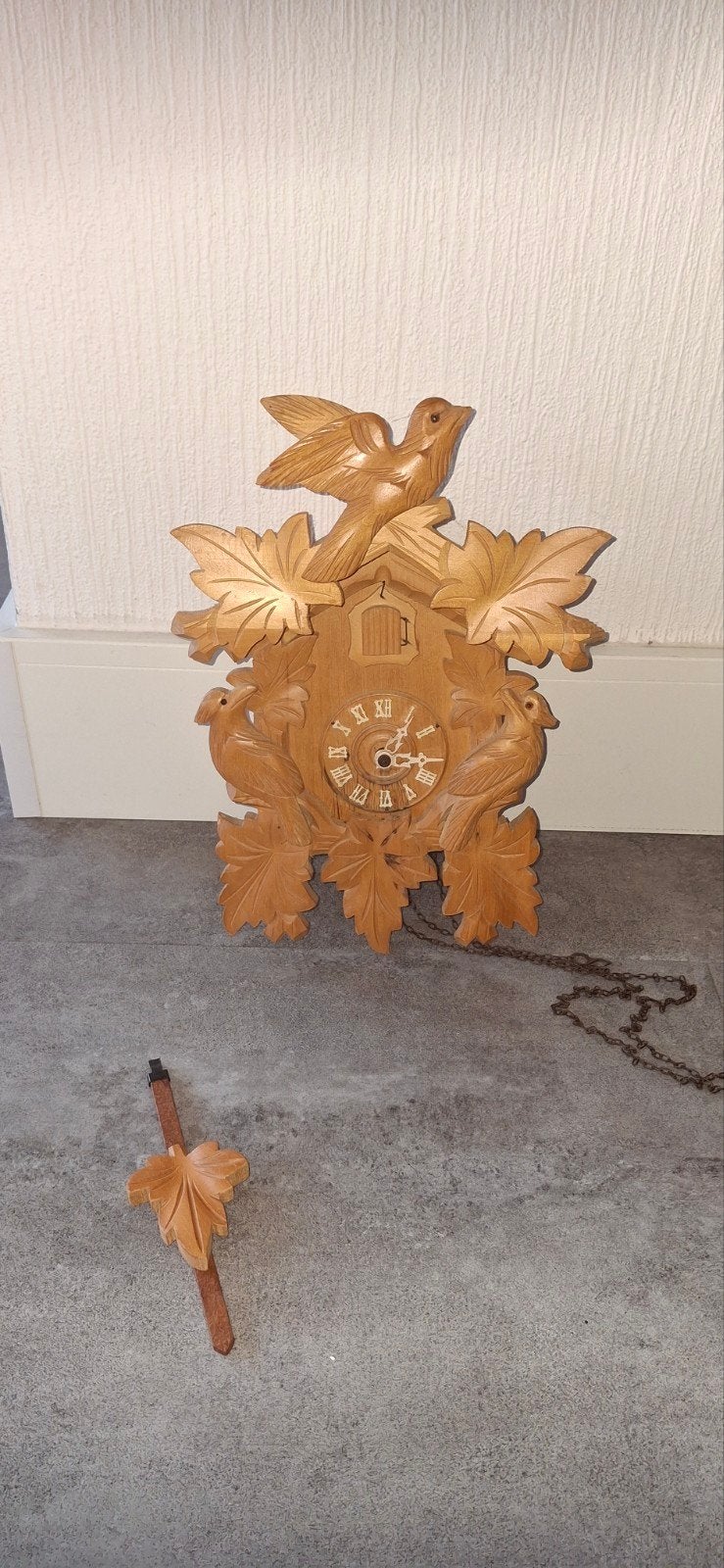 Vintage Koekoeksklok - Houten Wandklok met Vogels, Ophalen of Verzenden