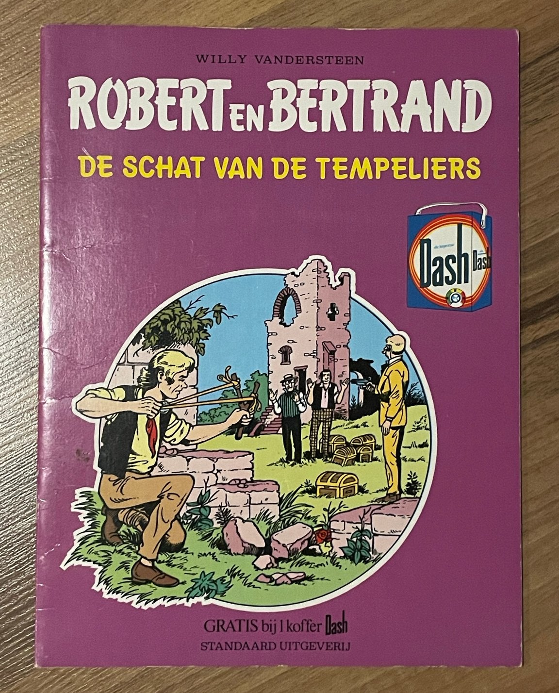 Willy Vandersteen - Robert en Bertrand: De Schat van de Temp, Eén stripboek, Ophalen of Verzenden, Gelezen