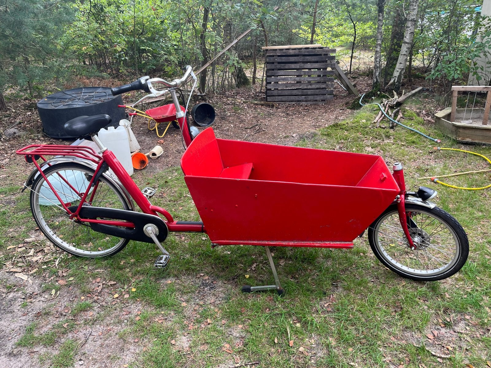 Cargo Long Bakfiets - Ideaal voor Goederenvervoer, Gebruikt, Goederen, Trommelrem, Ophalen