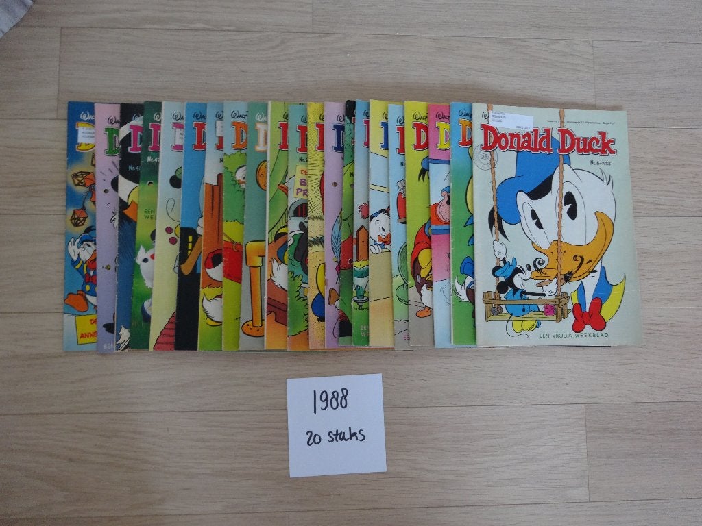 Donald Duck jaargang 1988 – 20 st, Boeken, Meerdere stripboeken, Ophalen of Verzenden, Zo goed als nieuw