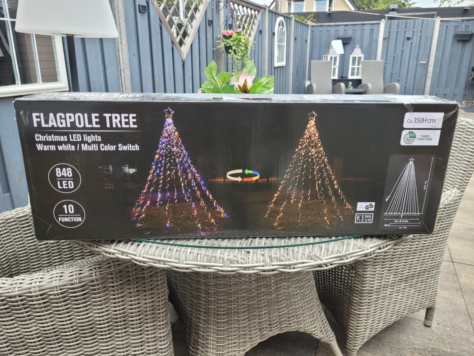 Kerstboom voor buiten (nieuw in doos), Diversen, Ophalen of Verzenden, Nieuw
