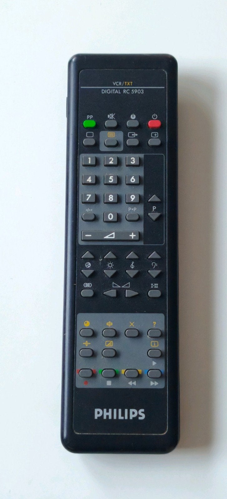 Philips Digital RC 5903 VCR/TXT Afstandsbediening, Ophalen of Verzenden, Gebruikt, Origineel, Tv