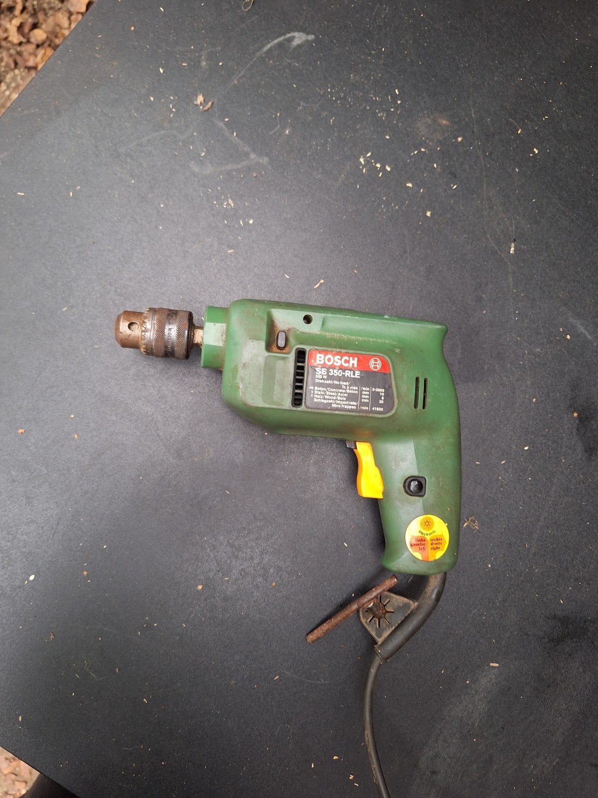 Bosch SB 350-RLE Boormachine - Vintage en Functioneel, Doe-het-zelf en Verbouw, Gebruikt, Variabele snelheid, Minder dan 400 watt