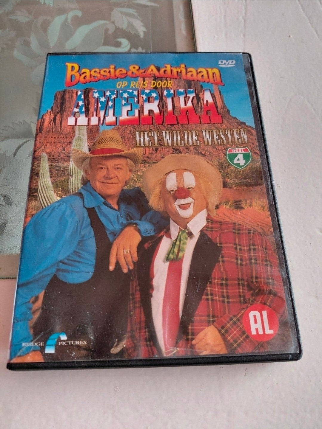 Bassie en Adriaan - in het Wilde Westen dvd, Gebruikt, Alle leeftijden, Tv-serie, Ophalen of Verzenden