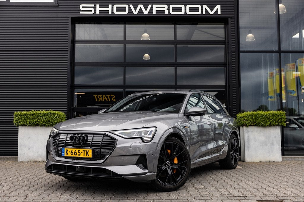 Audi E-tron E-tron 55 quattro S-Line, 95 kWh, Pano, Elektrom, Auto's, Audi, Automaat, 95 kWh, Leder, Vierwielaandrijving