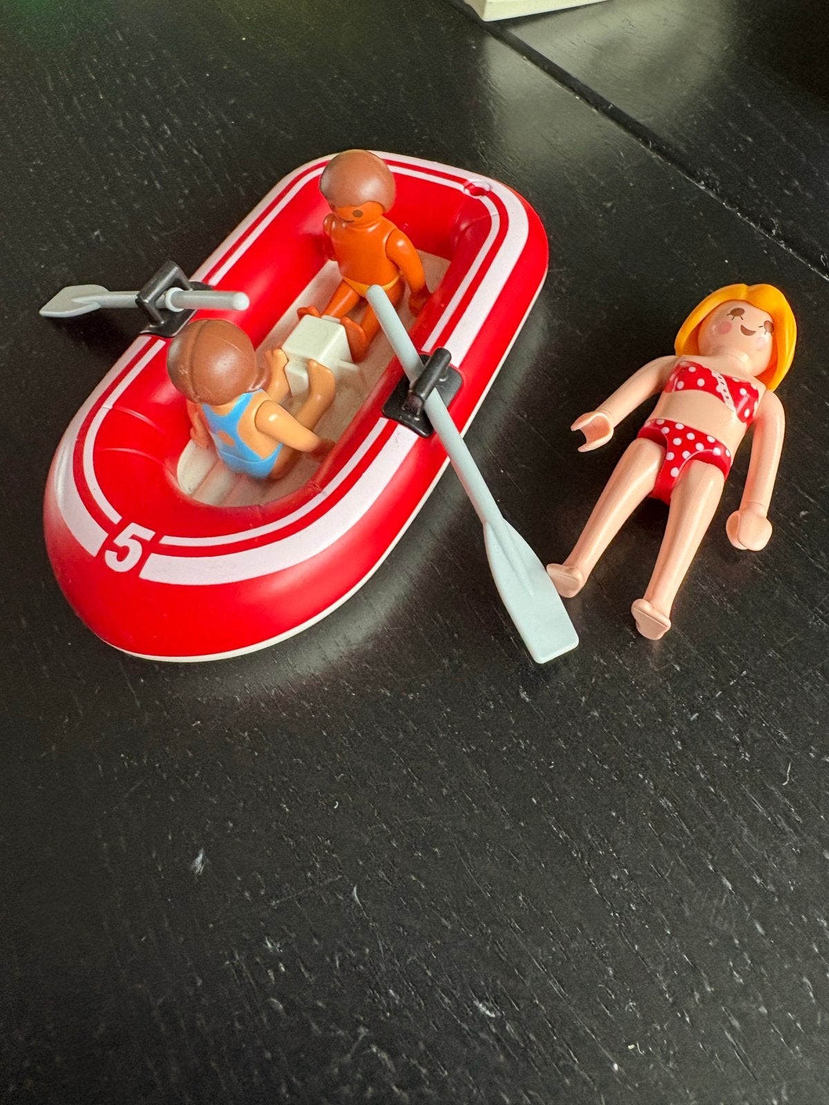 Playmobil Summer Fun Raft in Box - 5439, Gebruikt, Losse onderdelen, Ophalen of Verzenden, Boot/Schip