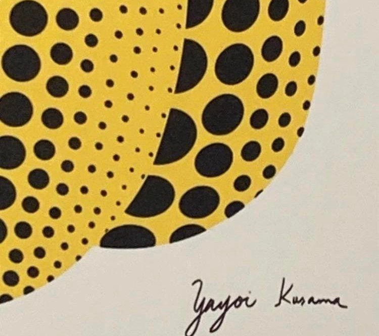 Yayoi Kusama : litho (40 bi 50 cm), Ophalen of Verzenden