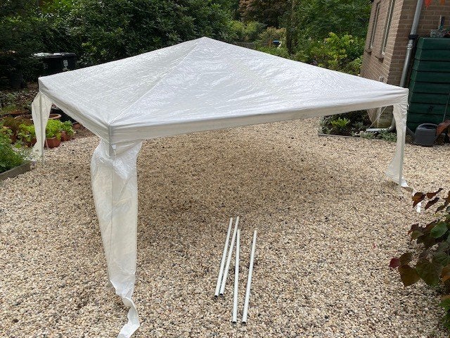 partytent, Tuin en Terras, Partytenten, Gebruikt, Partytent, 2 meter of meer, Minder dan 5 meter, Minder dan 4 meter, Opvouwbaar