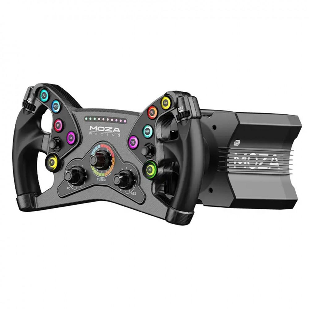 Moza r12 met ks wheel en cm2 dash moza crp2 loadcell pedalen, Ophalen, Zo goed als nieuw, Stuurtje of Sportattribuut