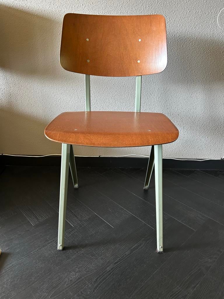 Vintage stoel Galvanitas S16, Huis en Inrichting, Stoelen, Ophalen, Bruin, Zo goed als nieuw, Vintage stijl