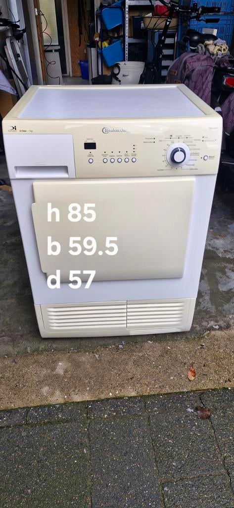 Bauknecht condensdroger / condens droger / bezorgen / schoon, 6 tot 8 kg, Ophalen of Verzenden, Zo goed als nieuw, 85 tot 90 cm