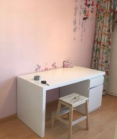 Bureau kind wit Malm Ikea, Ophalen, Gebruikt, IKEA, Wit