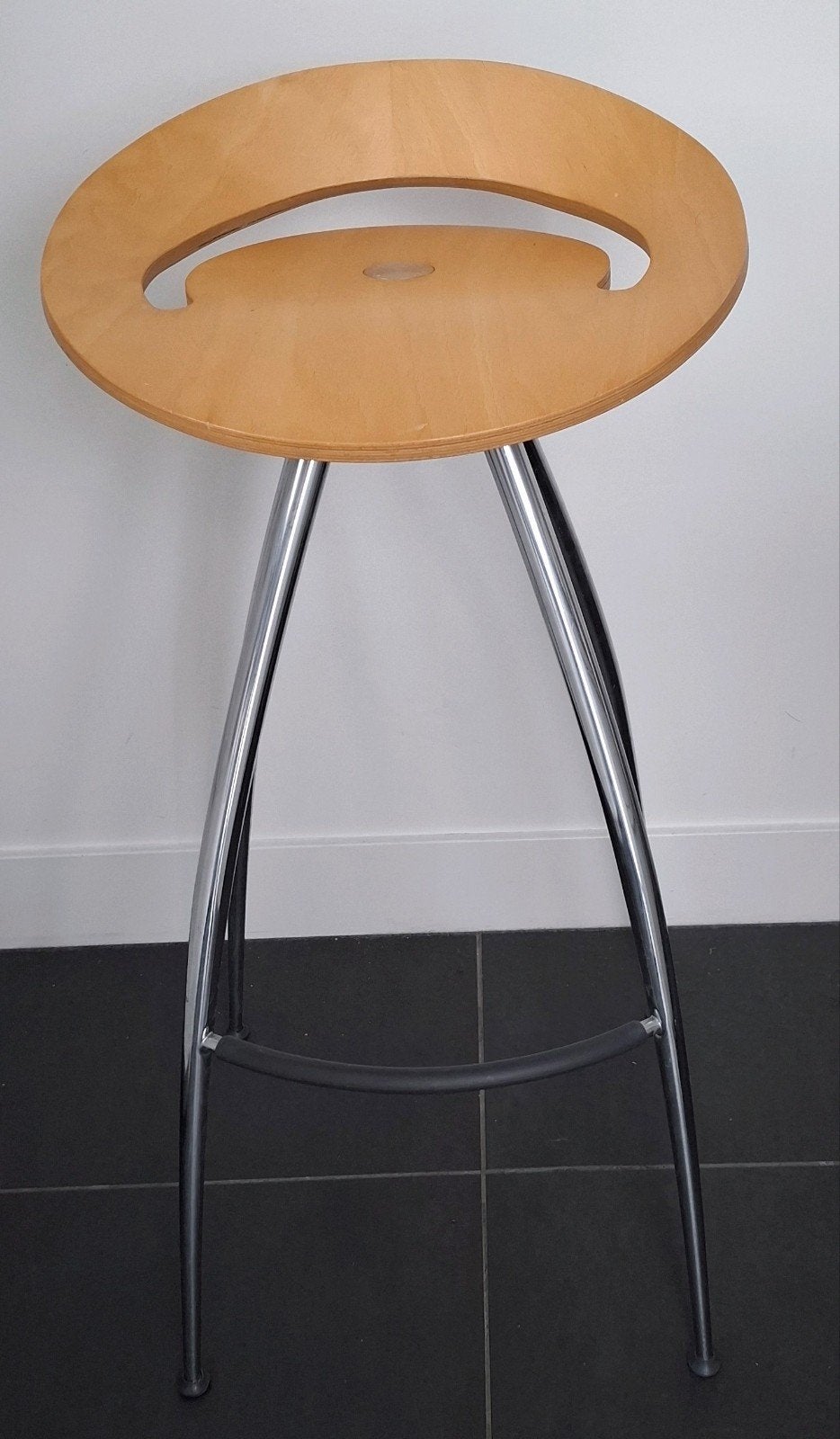 Magis Lyra design barkruk, Ophalen, Met voetsteun, 60 tot 90 cm, Zo goed als nieuw