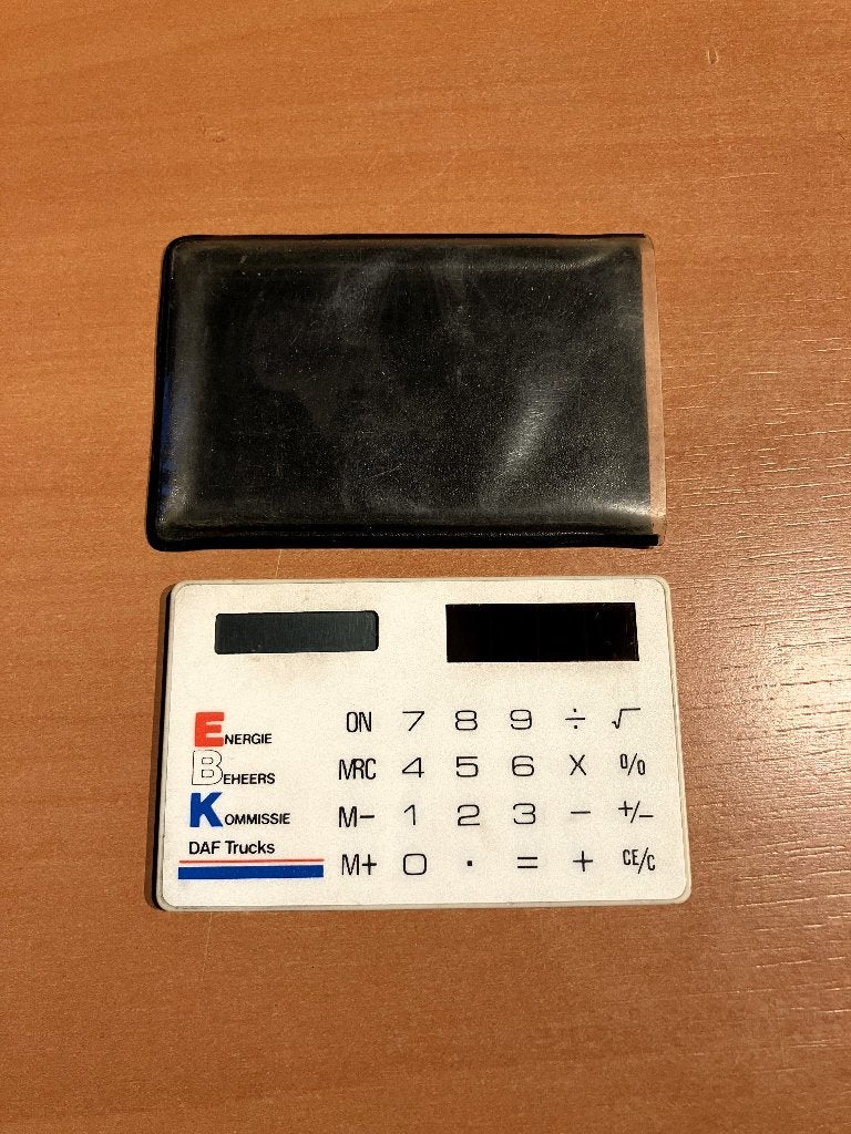 DAF rekenmachine in origineel hoesje, Ophalen of Verzenden, Gebruikt