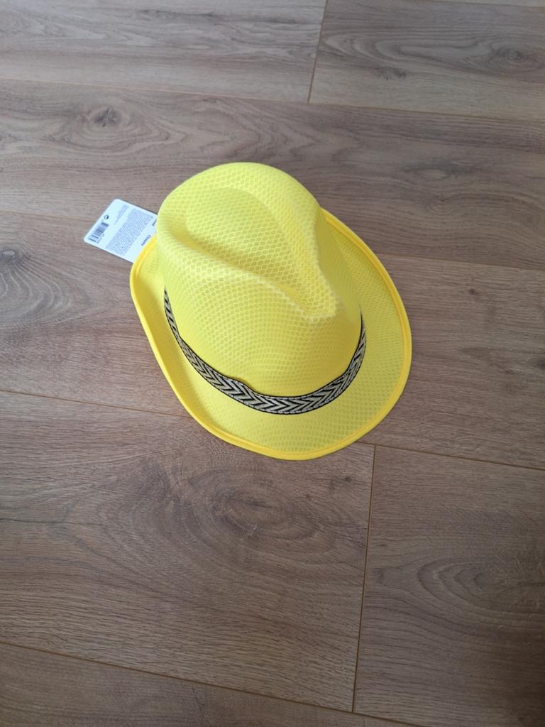 Geel hoedje, Ophalen of Verzenden