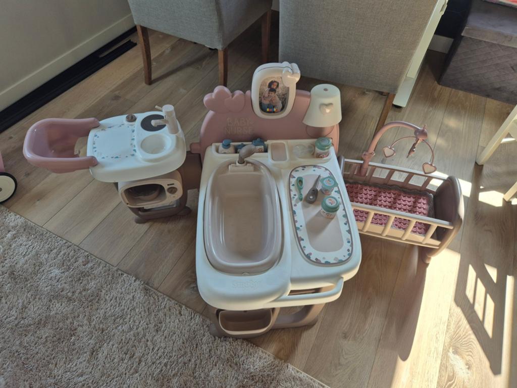 Smoby Baby Care Center! Oudroze, Ophalen, Zo goed als nieuw, Overige typen