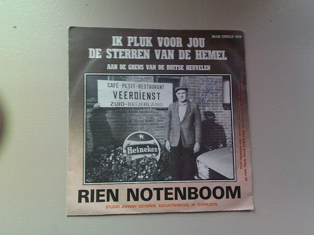 Rien Notenboom - Ik Pluk Voor Jou De Sterren Van De Hemel, Gebruikt, 7 inch, Ophalen of Verzenden, Levenslied of Smartlap