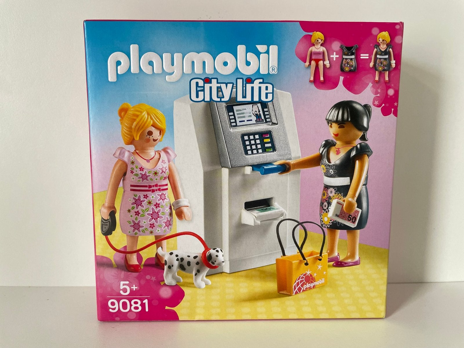 Playmobil NIEUW Set 9081 winkelende dames met geldautomaat, Kinderen en Baby's, Speelgoed | Playmobil, Complete set, Nieuw, Ophalen of Verzenden