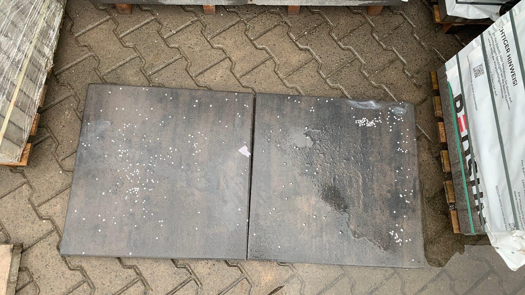 Design square dark sepia 60x60x4cm B-keus, Nieuw, Ophalen of Verzenden, 10 m² of meer, Beton