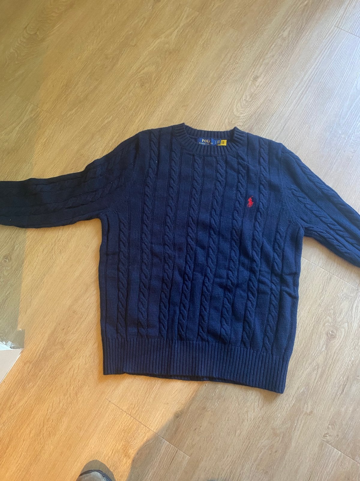 Ralph lauren wolle trui, Kleding | Heren, Ophalen of Verzenden, Nieuw, Maat 52/54 (L), Blauw