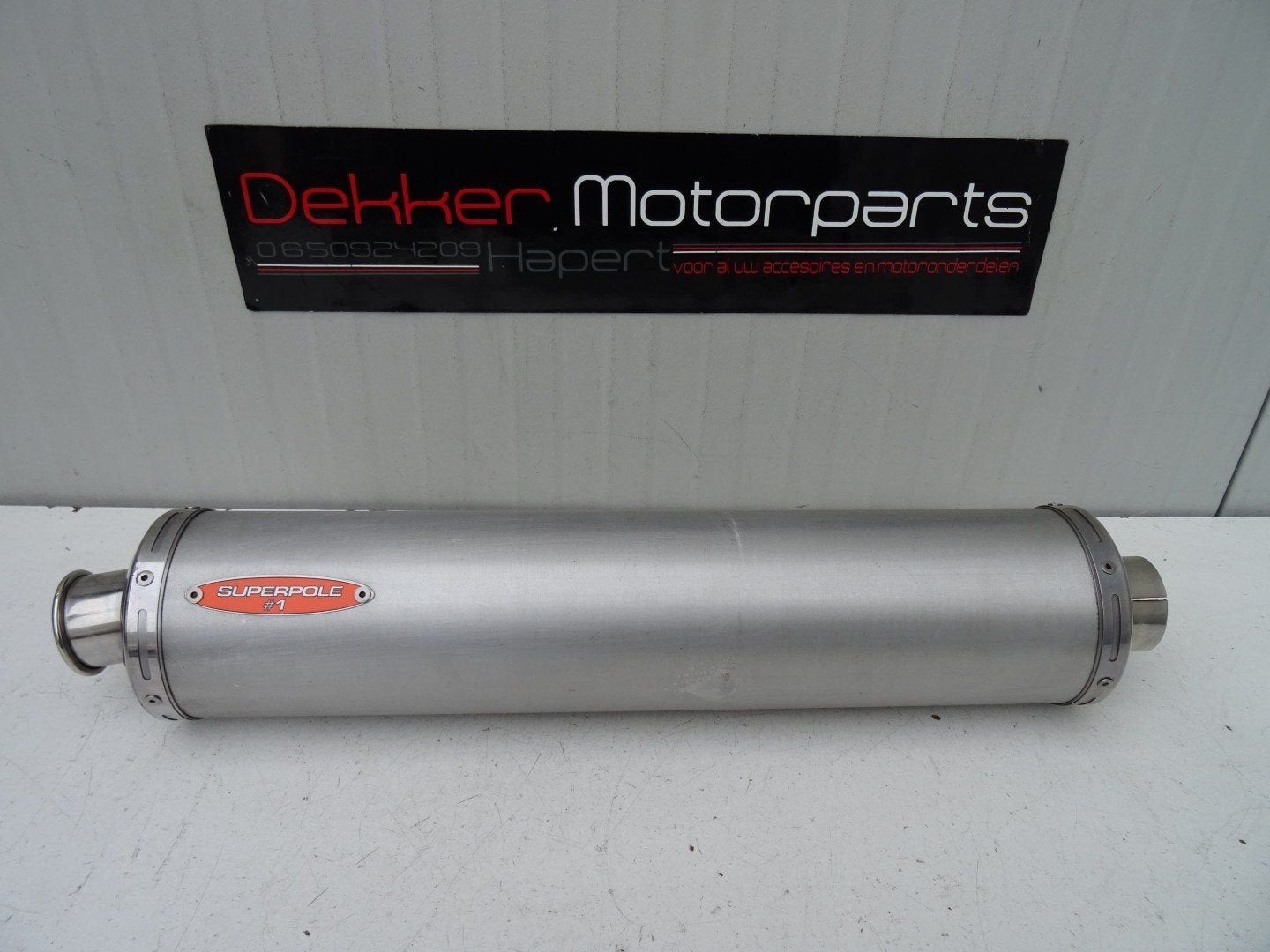 Superpole Performance Sport Uitlaat Demper # Universeel 52mm, Gebruikt, -, -, Ophalen of Verzenden