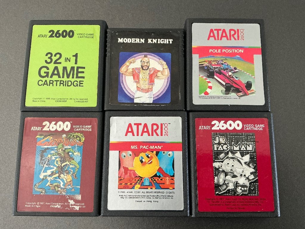 Atari 2600 spellen 6x, Spelcomputers en Games, Gebruikt, Verzenden, 1 speler, Racen en Vliegen