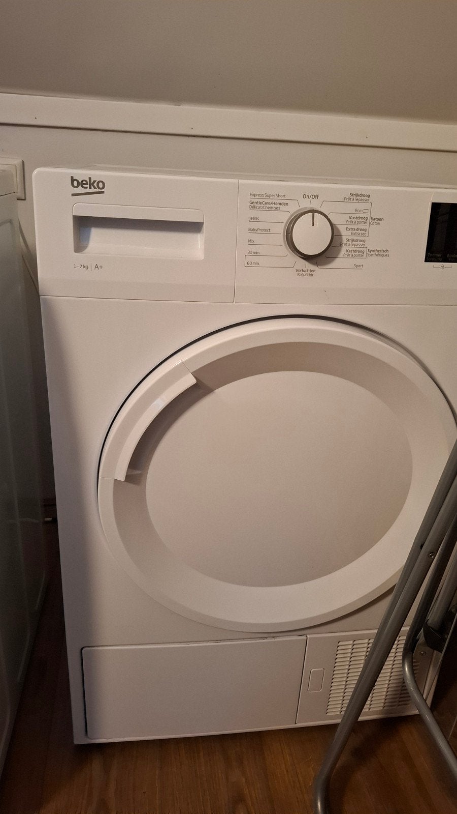Beko droger - 7kg, A+ energieklasse, gekocht in 2021, Ophalen of Verzenden