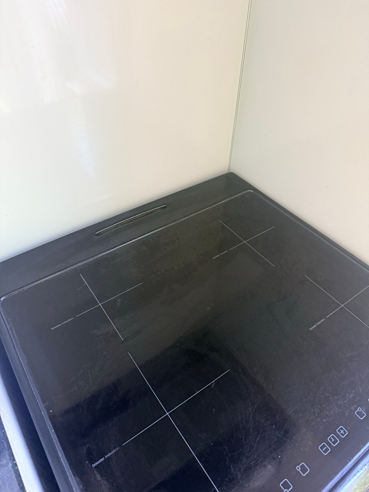 Inventum Vrijstaande Oven met Inductie Kookplaat, Gebruikt, Hete lucht, Ophalen of Verzenden, Combi-oven