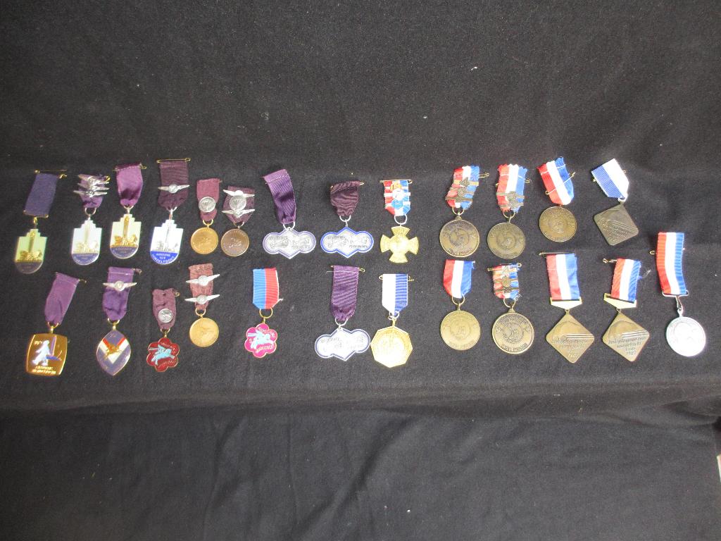 oude airborne wandel medailles ww2 herdenking medailles, Ophalen of Verzenden, Landmacht, Nederland, Lintje, Medaille of Wings