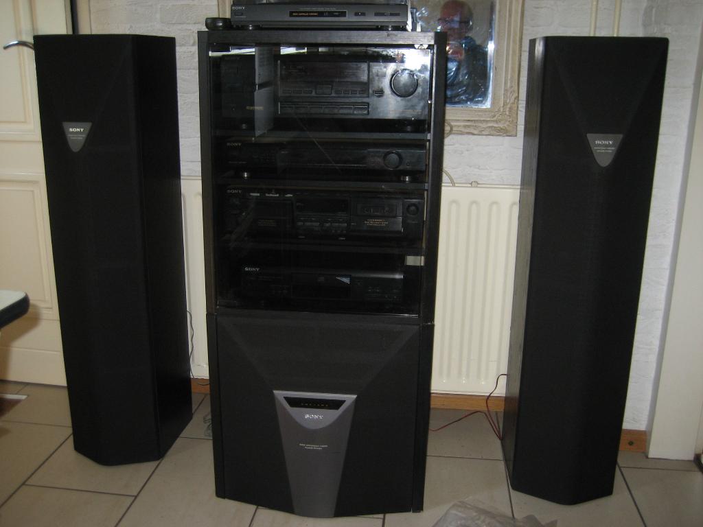 sony stereo system met woofer, Ophalen, Gebruikt, Sony
