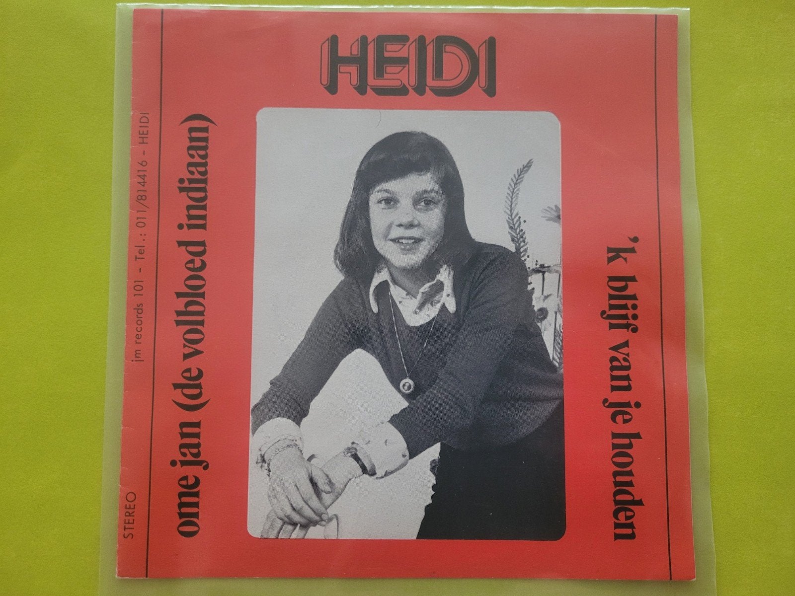 Heidi - Ome Jan ( de volbloed indiaan), Cd's en Dvd's, Ophalen, Zo goed als nieuw, Overige formaten, Levenslied of Smartlap