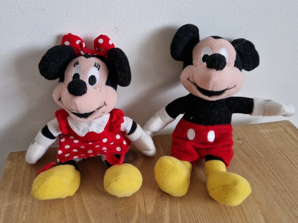 Disney / Mickey & Minnie Mouse pluche  * a, Ophalen of Verzenden, Mickey Mouse, Gebruikt, Knuffel